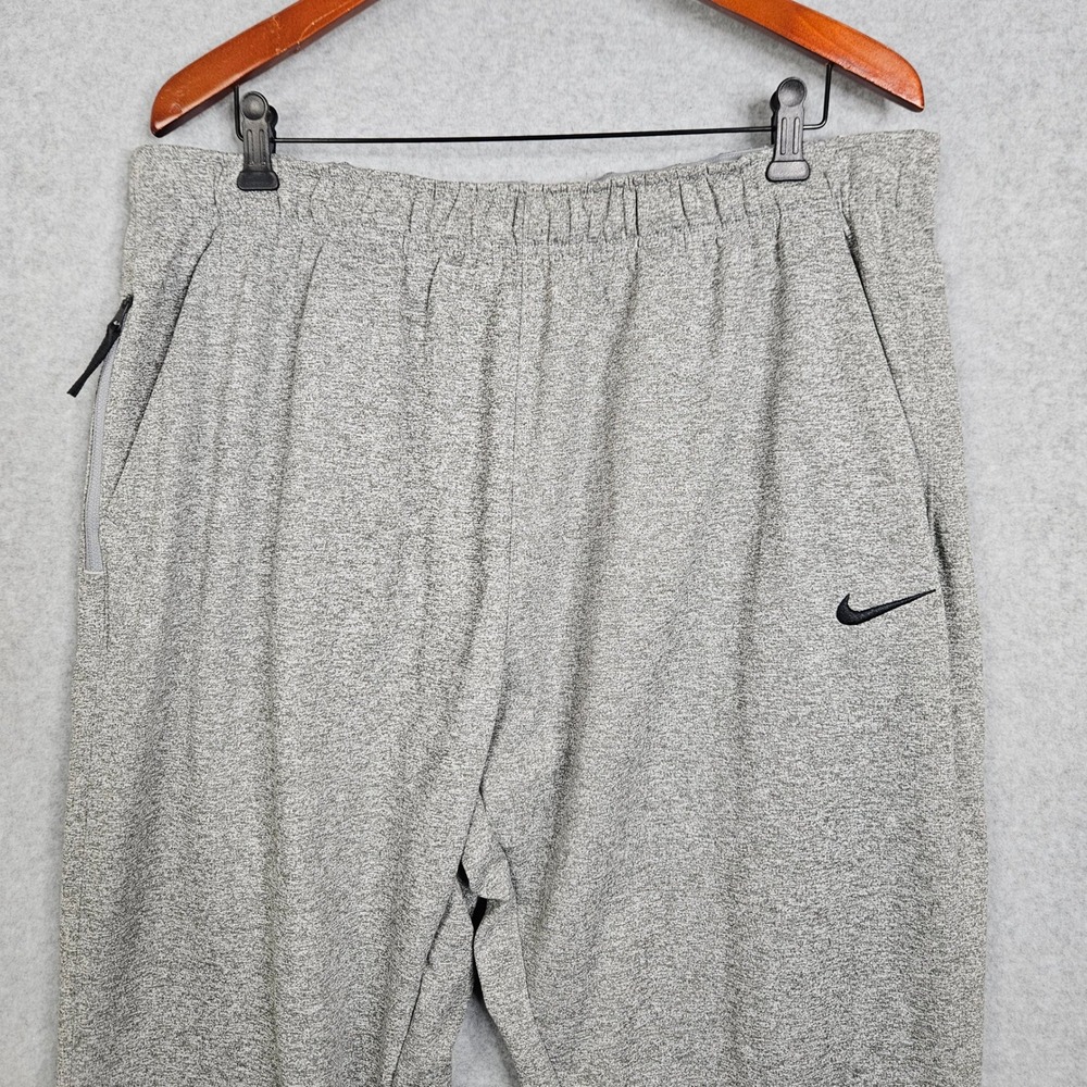 Nike Therma-FIT Tapered Joggers Mens Gray DQ5405 Fleece Training Sweatpants XXL